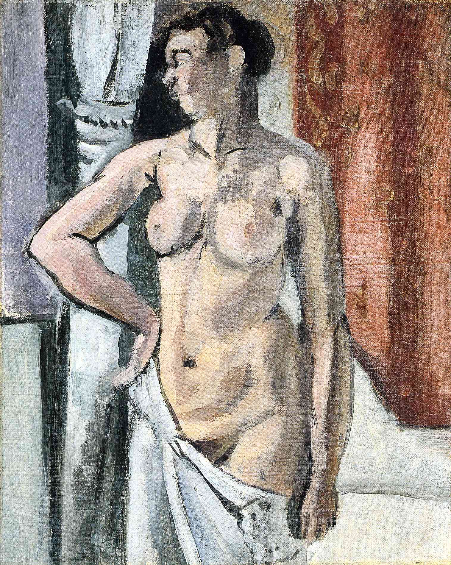 Henri Matisse - Nude with Drapery 1918